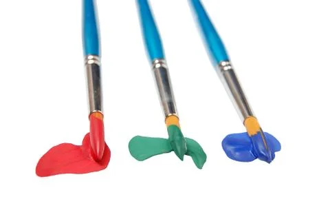 Paintbrushs Stock Photos