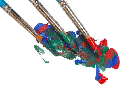 Paintbrushs Stock Photos