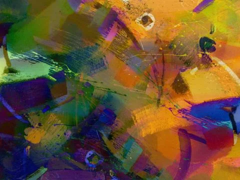 Painted abstract Stock Illustration