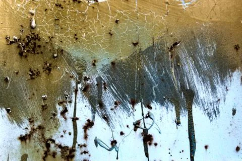 Painted and scratched surface Foto stock