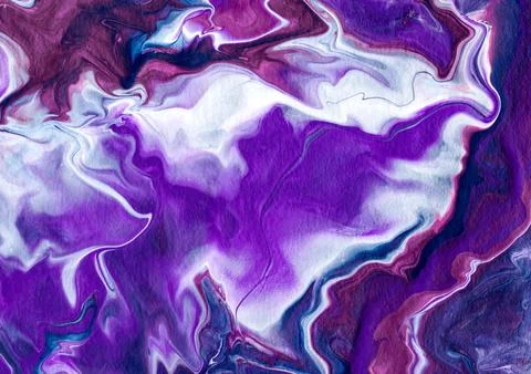 Painted background, mixed colors. Blue, purple and pink texture Stock Illustration