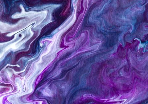 Painted background, mixed colors. Blue, purple and pink texture Stock Illustration