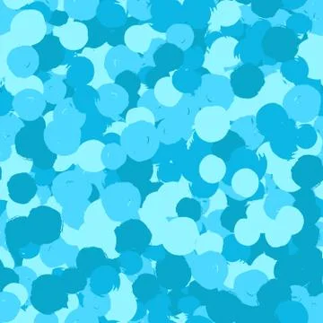 Painted Blue Dots Background Stock Illustration