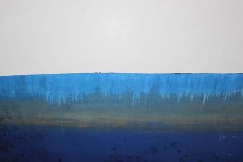 Painted boat surface Stock Photos
