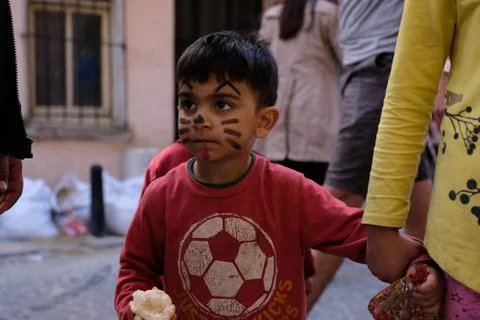 PAİNTED BOY Stock Photos