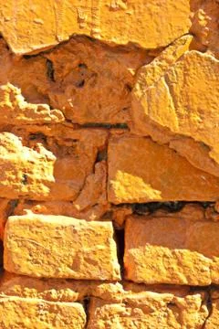 Painted brick wall as background Stock Photos