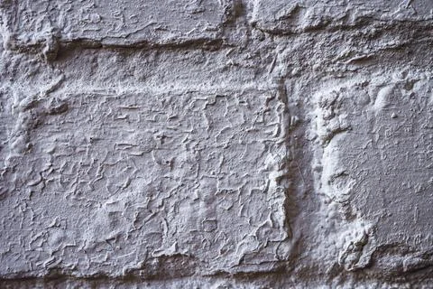 Painted brick wall in gray tones Stock Photos