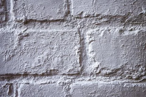 Painted brick wall in gray tones Stock Photos