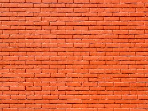 Painted brick wall Stock-Fotos