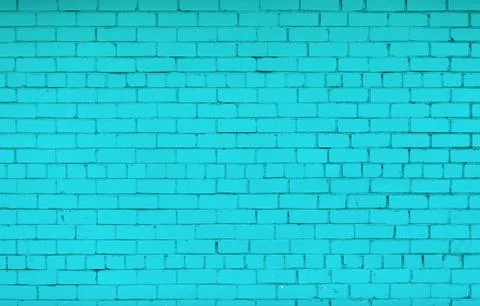 Painted brick wall Stock Photos