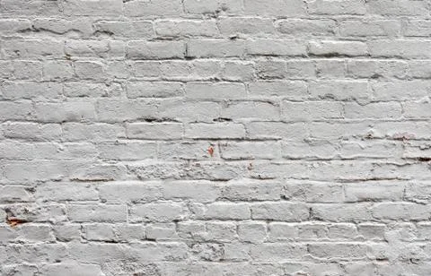 Painted brick wall Stock Photos