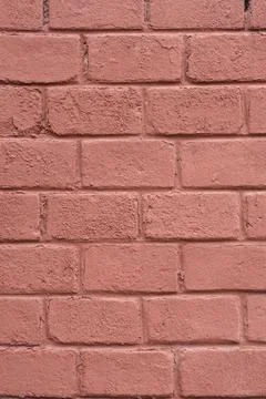 Painted brick wall Stock Photos
