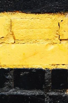 Painted bricks 스톡 사진