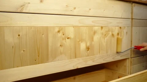Painted cabinet Stock Footage 47289463
