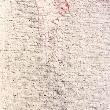 Painted canvas texture with paint drips Illustrazione stock