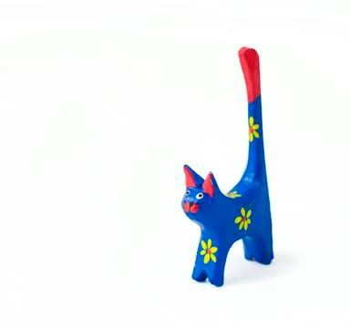 Painted cat Stock Photos