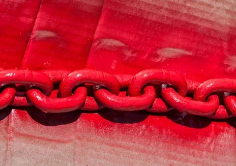 Painted chain Stock Photos