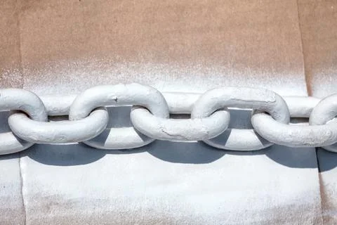 Painted chain Stock Photos
