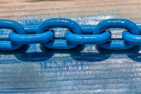 Painted chain Stock Photos