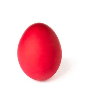 Painted chicken eggs isolated on white background. Stock Illustration
