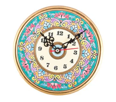 Painted clock Stock Photos