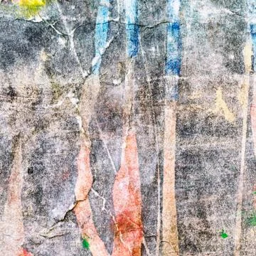 Painted colorful gouache background Stock Illustration