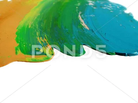 Painted colors Stock Photos