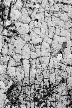 Painted cracked wall texture Stock Photos