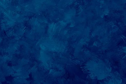 Painted deep blue rough background or texture, plaster, part of the wall, a.. Stock-Fotos