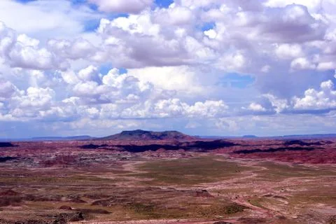 The painted desert Stock Photos
