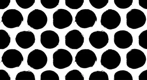Painted Dots Pattern Stock Illustration