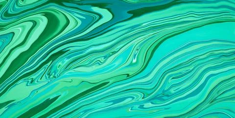 Painted Dreamscape Infused with an Array of Colors and Abstract Forms Stock Illustration