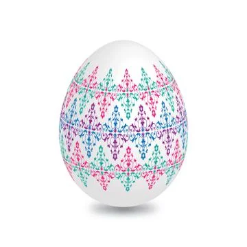 Painted easter egg Stock-Illustration