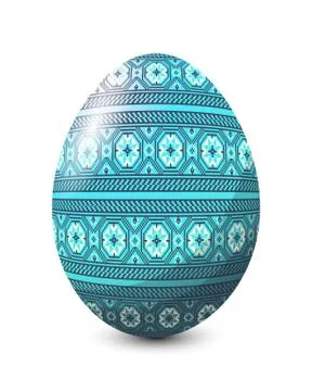 Painted Easter egg Stockillustratie