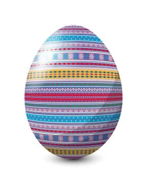 Painted Easter egg Stock Illustration