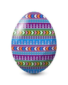 Painted Easter egg Illustrazione stock