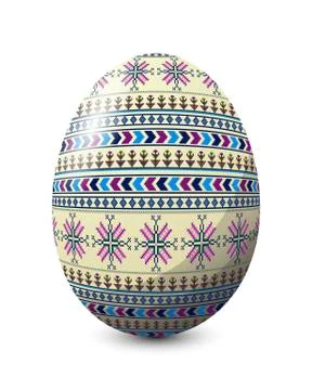 Painted Easter egg Illustrazione stock