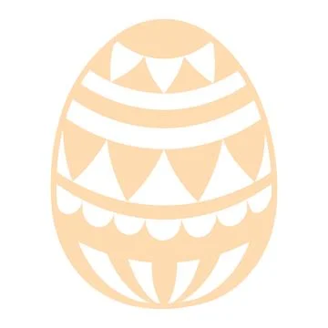 Painted Easter egg illustration イラスト素材