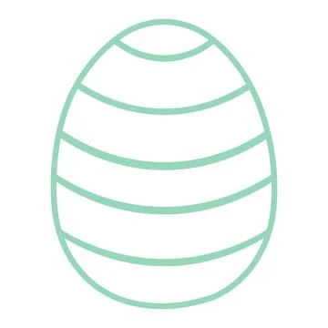 Painted Easter egg illustration イラスト素材