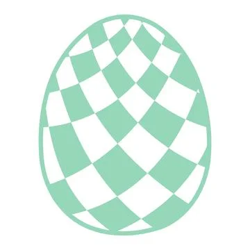 Painted Easter egg illustration イラスト素材