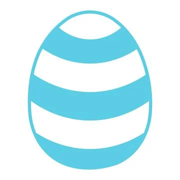 Painted Easter egg illustration Illustrazione stock