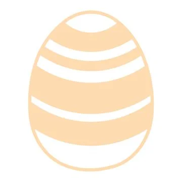 Painted Easter egg illustration イラスト素材
