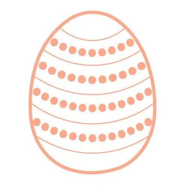 Painted Easter egg illustration イラスト素材