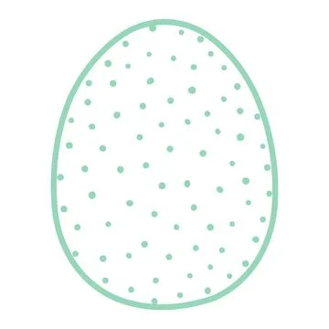 Painted Easter egg illustration Stock Illustration
