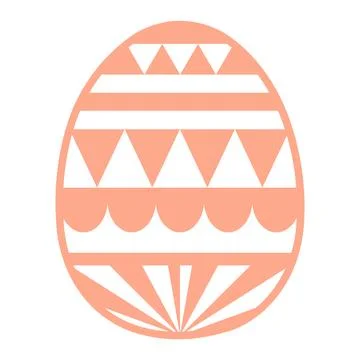 Painted Easter egg illustration イラスト素材