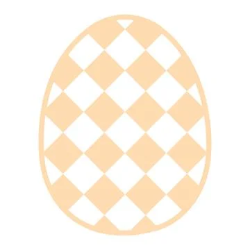 Painted Easter egg illustration イラスト素材