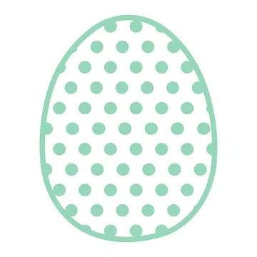 Painted Easter egg illustration Illustrazione stock