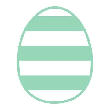 Painted Easter egg illustration Stock Illustration