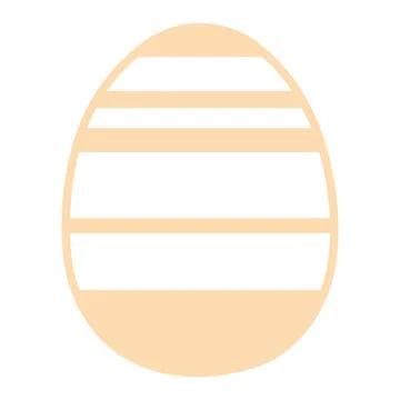 Painted Easter egg illustration イラスト素材