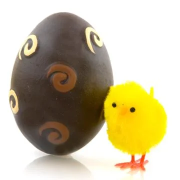 Painted easter egg Stock Photos